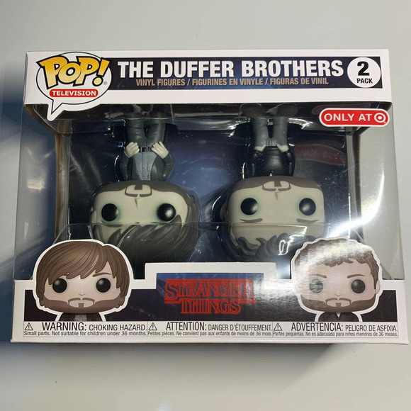 Funko Pop DUFFER BROTHERS UPSIDE DOWN 2Pack Exclusive Stranger Things